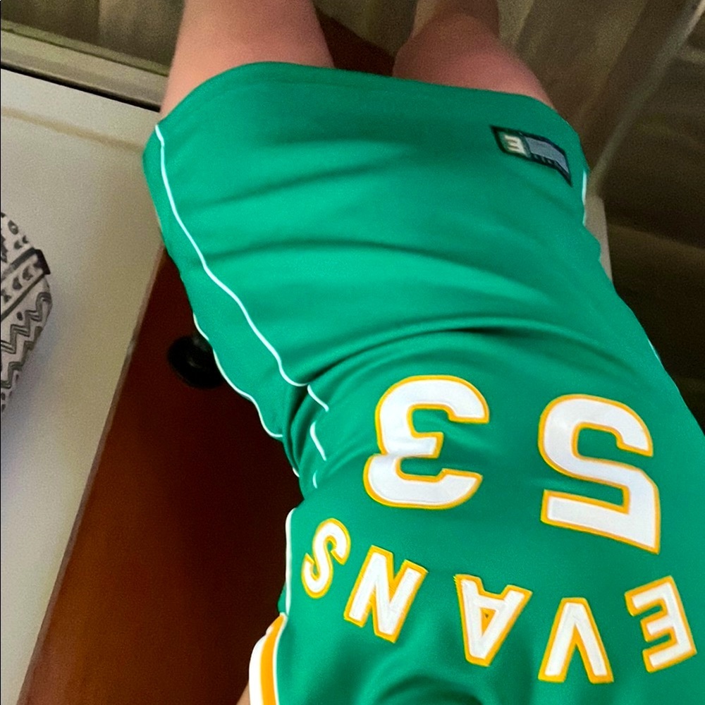 NBA Green Jersey Bodycon Dress  EUC